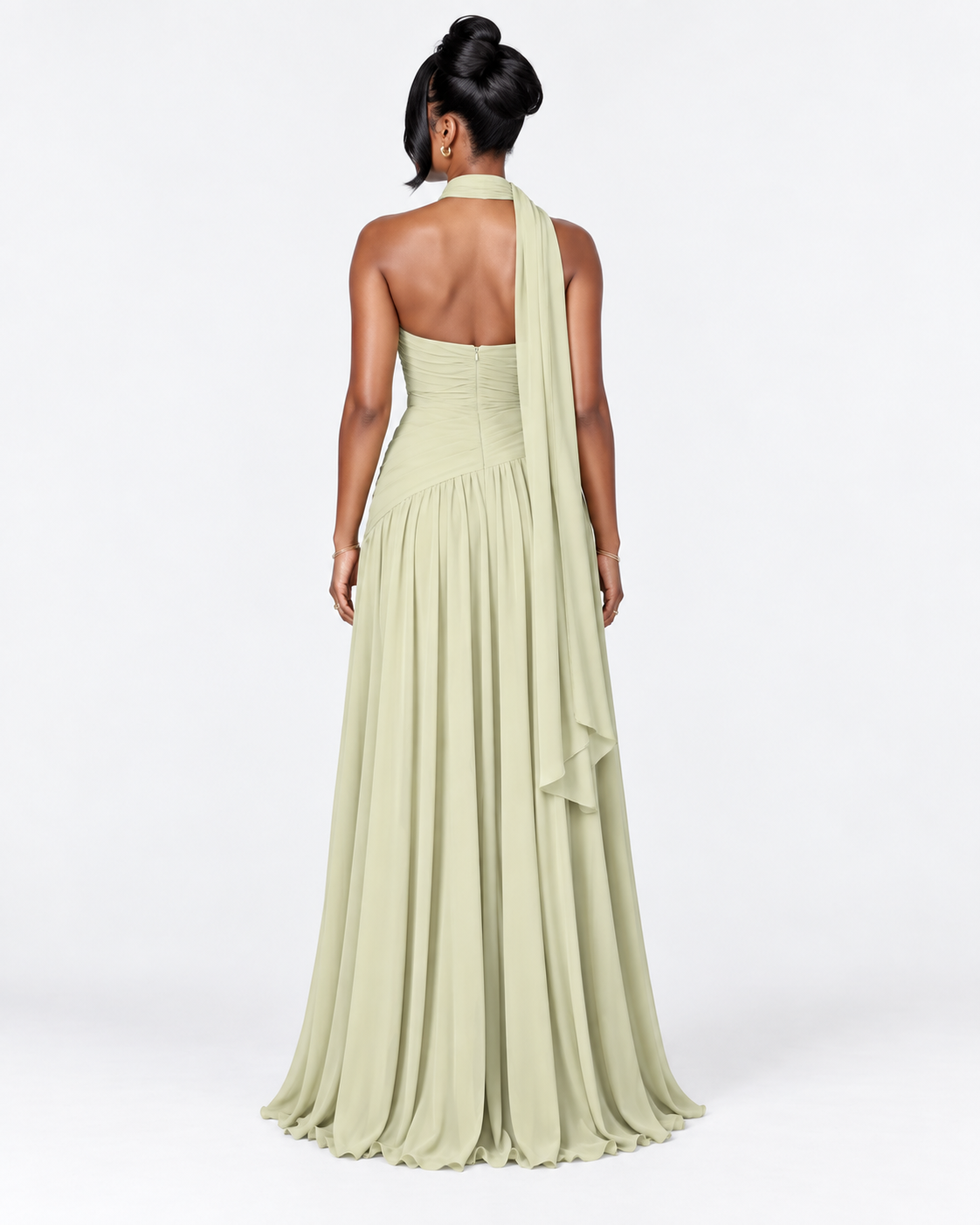 Virelle – Draped Maxi Dress