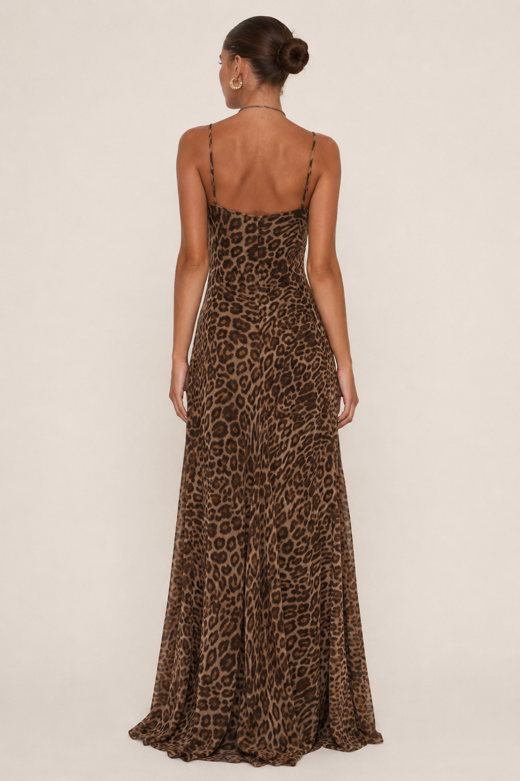 Aurelia Leopard Maxi Dress