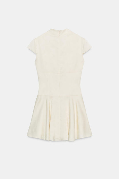 Lienne - Button Mini Dress