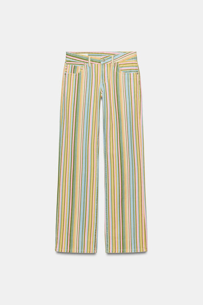 Emily | Low-rise wide leg jeans