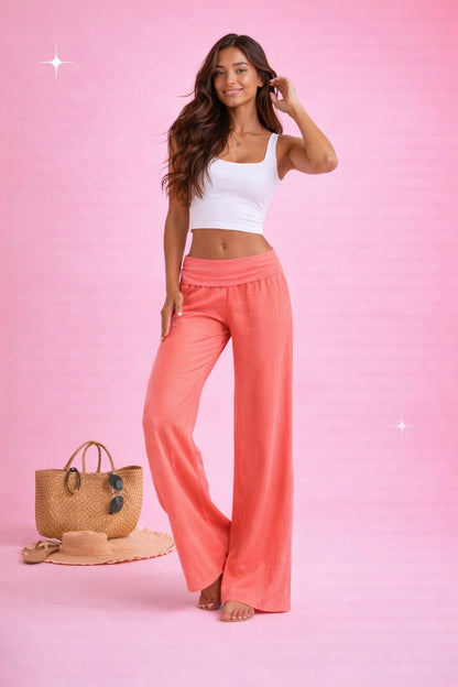 SOLAIRE™ | Flow Coral Pants
