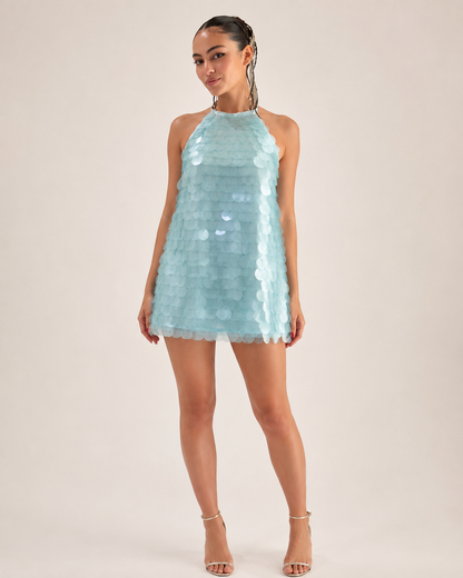 Celestia Sequin Mini Dress