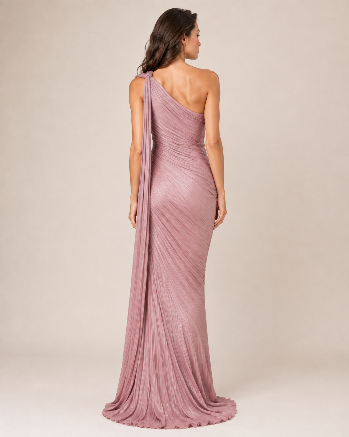 Vienna | Draped One-Shoulder Maxi Dress