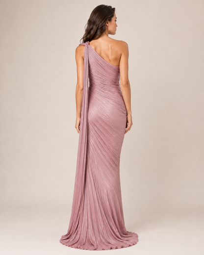 Vienna | Draped One-Shoulder Maxi Dress