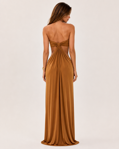 Sienna – Draped Cut-Out Maxi Dress