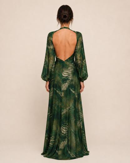 Elowen | Open-Back Maxi Dress