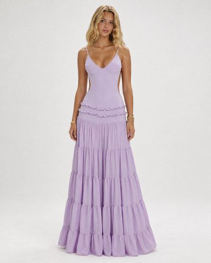 Amoura Lilac Maxi Dress