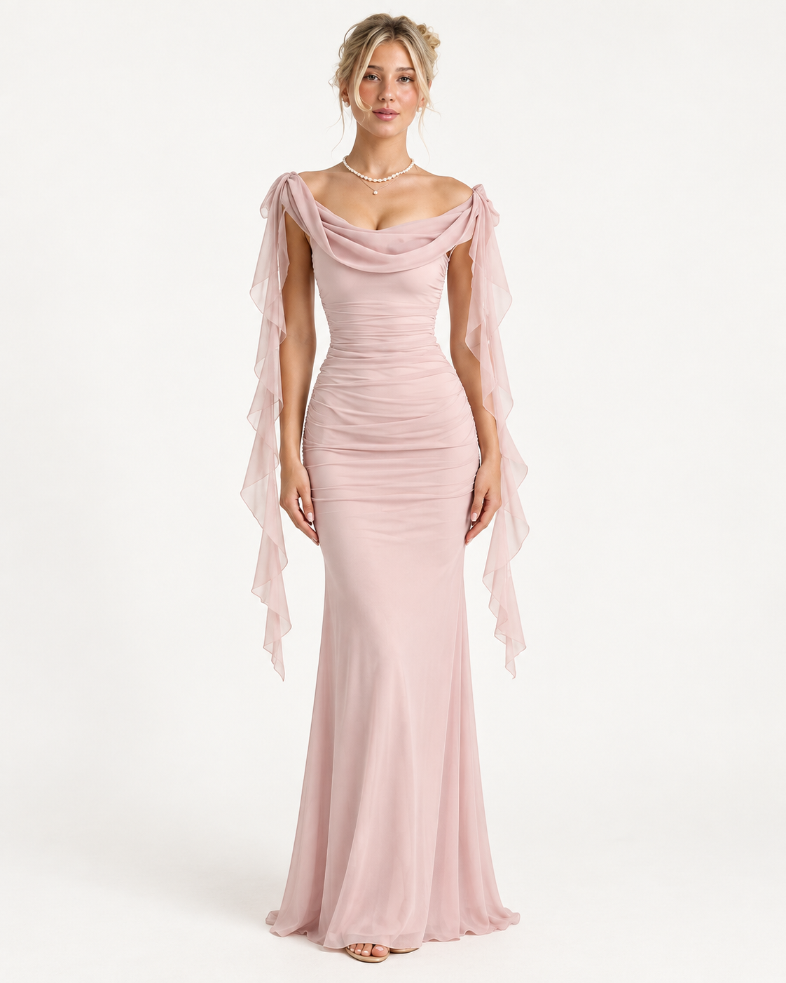 Rosalie Drape Maxi Dress
