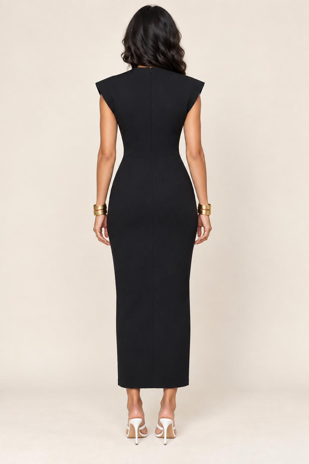 SORENNA | Sculpted Midi Dress