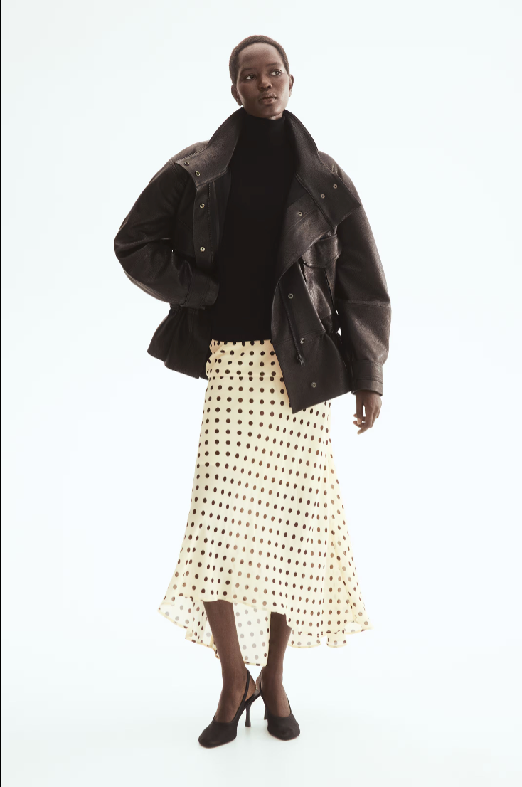 ESSENTIAL POLKA DOT SKIRT