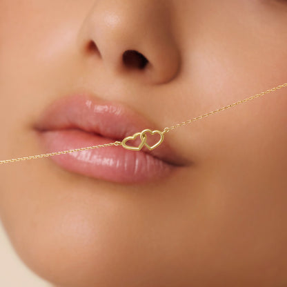 Linked Heart Bracelet