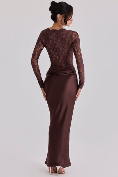Fisea Espresso Maxi Dress